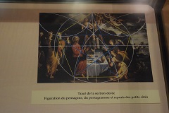 Museo Goya: dimostrazione delle proporzioni auree